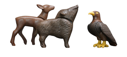 Playmobil cerf sanglier - , aigle