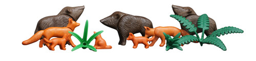 Playmobil sanglier renard