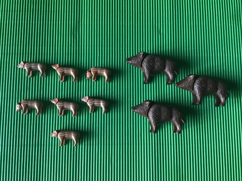 Playmobil lot sangliers - de,