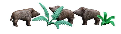 Playmobil sangliers forêt set - sangliers,